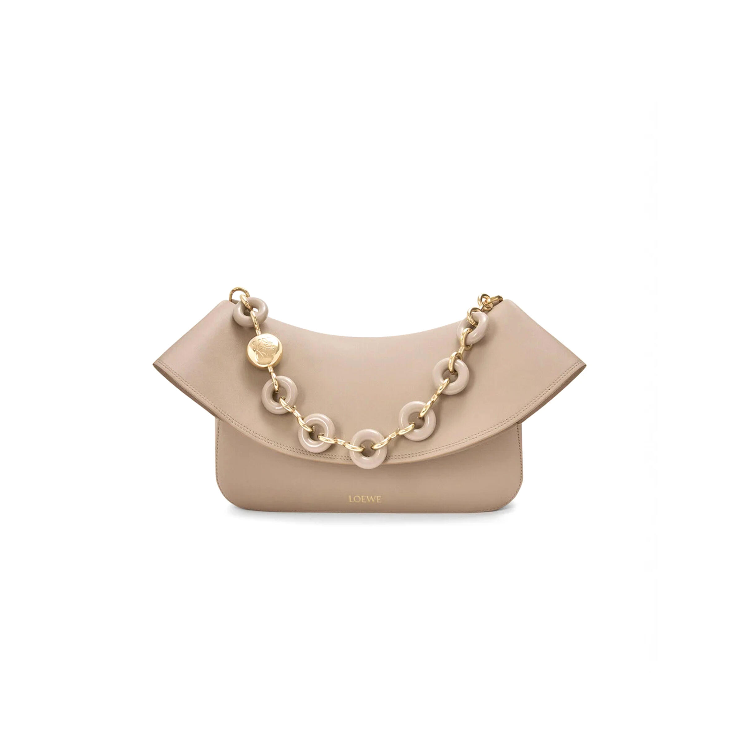 LOEWE MEDIUM OLA BAG IN SMOOTH CALFSKIN AP22P22X07 (26*18*13cm)